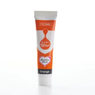 Rainbow Dust ProGel® Orange, Pomarańczowy – intensywny kolor, który zmienia każde słodkie dzieło