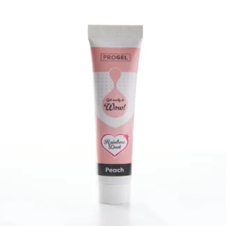 Rainbow Dust ProGel® Peach, Brzoskwiniowy – intensywny kolor, który zmienia każde słodkie dzieło