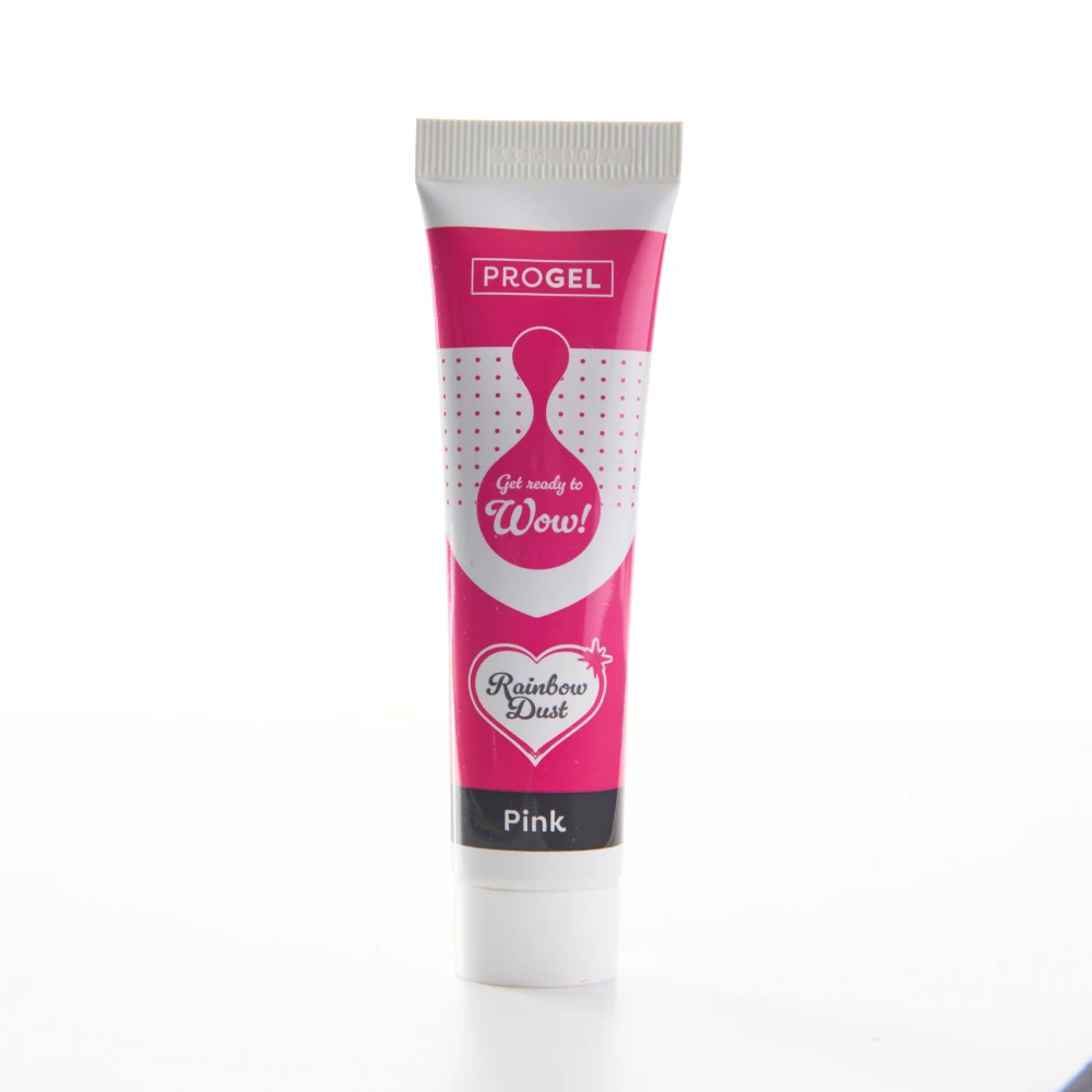 Rainbow Dust ProGel® Pink, Różowy – intensywny kolor, który zmienia każde słodkie dzieło