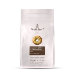zdjęcie Callebaut Selection Vermicelli Milk 1 kg – błyszcząca posypka z mlecznej czekolady