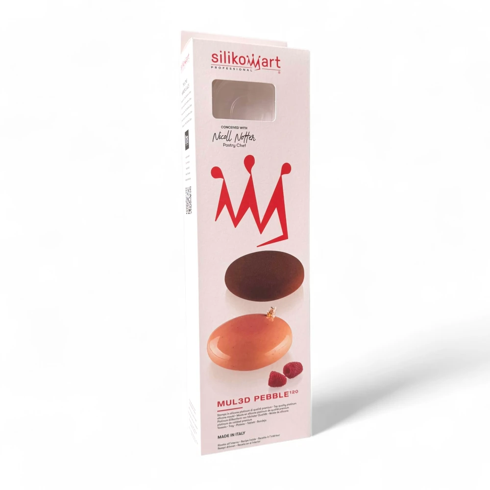 Forma silikonowa MUL3D Pebble 120 - ø80 H 35 mm - Silikomart 25.318.99.0065