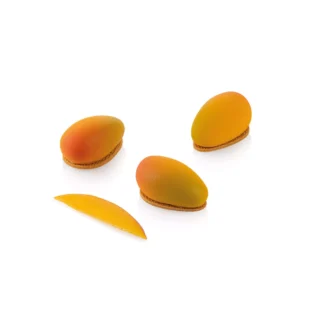 Forma silikonowa MANGO 30 – mini monoporcje 3D + wykrawacz – Silikomart 36.492.87.0065