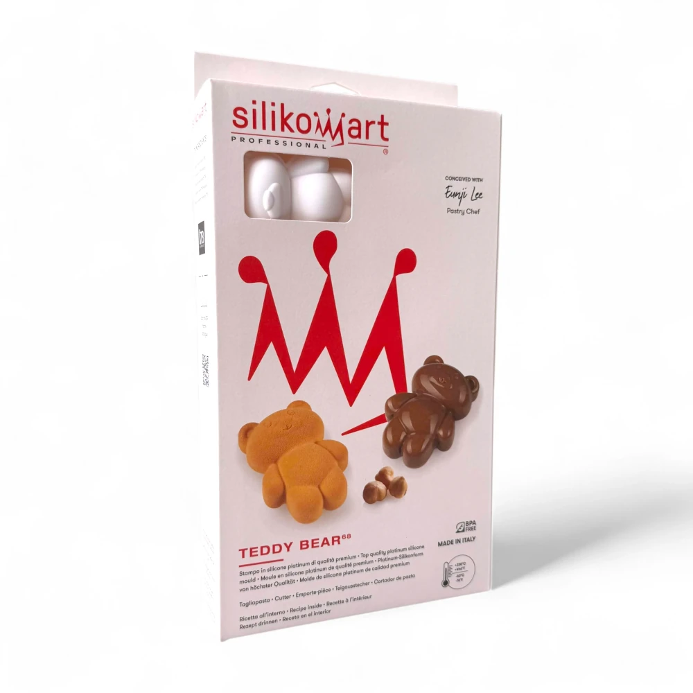 Forma silikonowa TEDDY BEAR 68 Silikomart – słodkie monoporcje w kształcie misiów