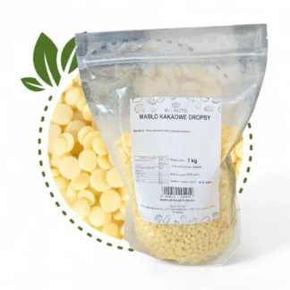 Masło Kakaowe Naturalne w Dropsach 1000 g – Pi-NUTS