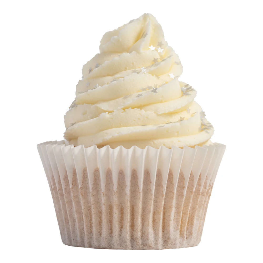 Jadalny Brokat Gwiazdki Srebrny PME 1 g