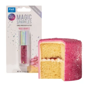 zdjęcie PME Magic Sparkles Rose Quartz – Jadalny Brokat Połyskujący 3 g