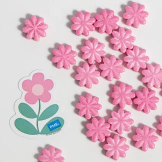 PME Sprinkle Charms Różowe Kwiatki Pink Flowers 25g