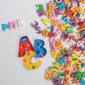 PME Sprinkle Charms Tęczowy Alfabet Rainbow Alphabet 25g