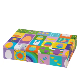 Kolorowe Wielkanocne pudełko na wypieki – idealne do domowych słodkości