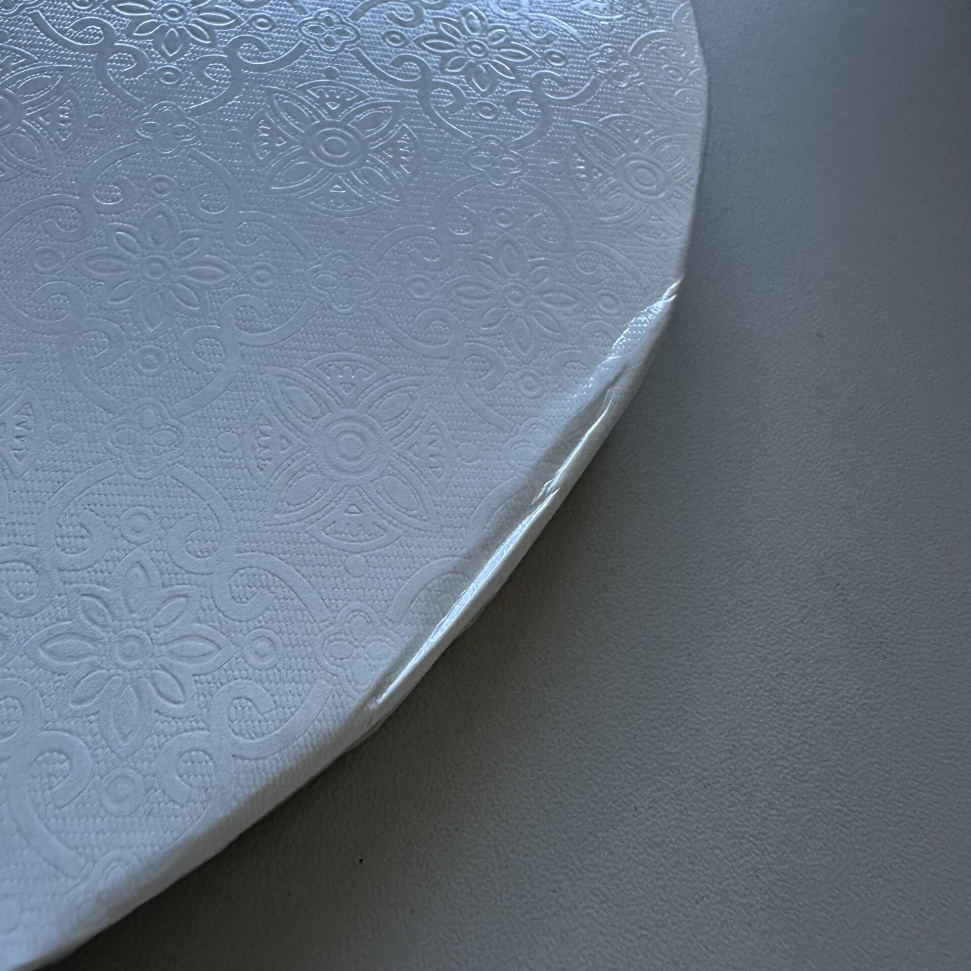 Podkład pod tort okrągły Biały Ø 25 cm, h 1 cm - PC Julita OUTLET