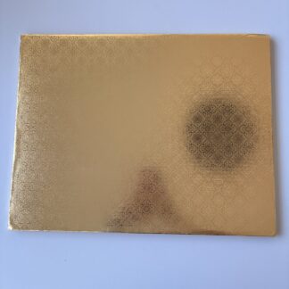 Podkład pod tort prostokątny Złoty 35x45 cm, h 1 cm - PC Julita OUTLET