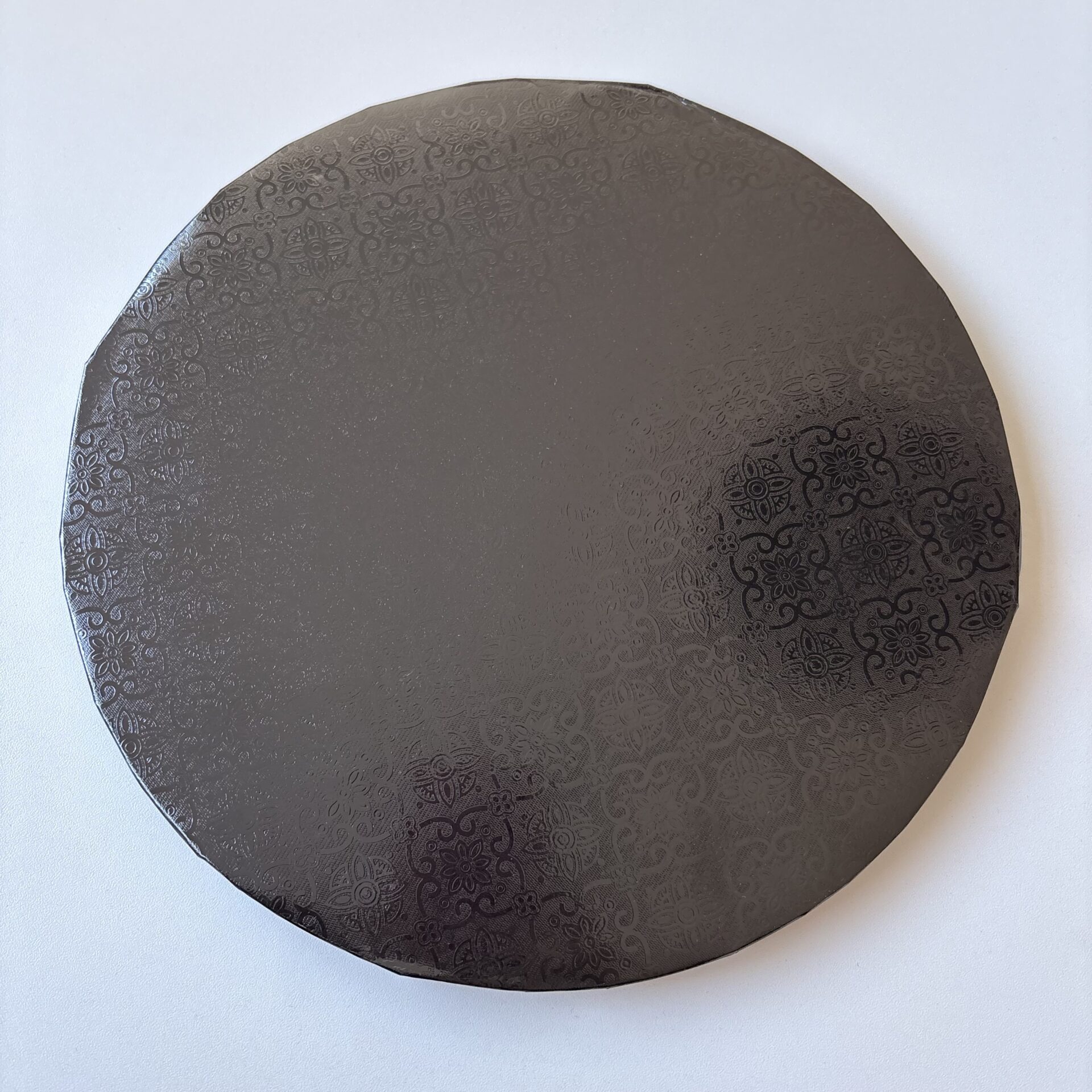 Podkład pod tort okrągły Czarny Ø 25 cm, h 1 cm - PC Julita OUTLET