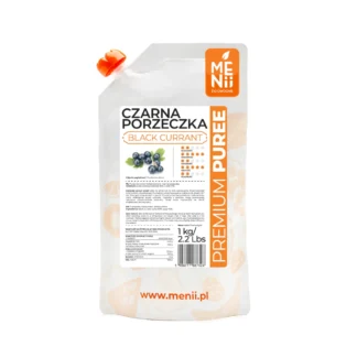 Intensywnie owocowe puree z czarnej porzeczki MENii - 1 kg