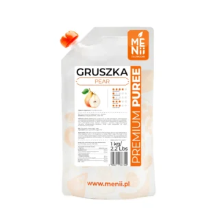 Delikatne puree gruszkowe o naturalnej słodyczy MENii - 1 kg