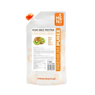 Gładkie puree kiwi bez pestek do nowoczesnych deserów MENii - 1 kg