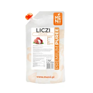 Egzotyczne puree lychee, liczi o wyjątkowym aromacie MENii - 1 kg