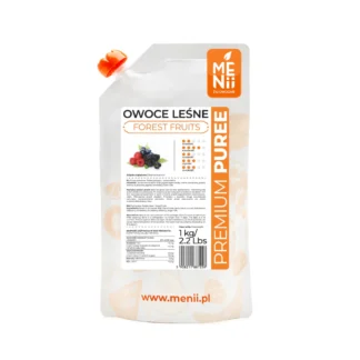 Intensywnie owocowe puree z owoców leśnych MENii - 1 kg