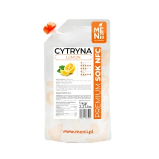 Profesjonalny sok NFC (nie z koncentratu) z cytryny do deserów i napojów MENii - 1 kg