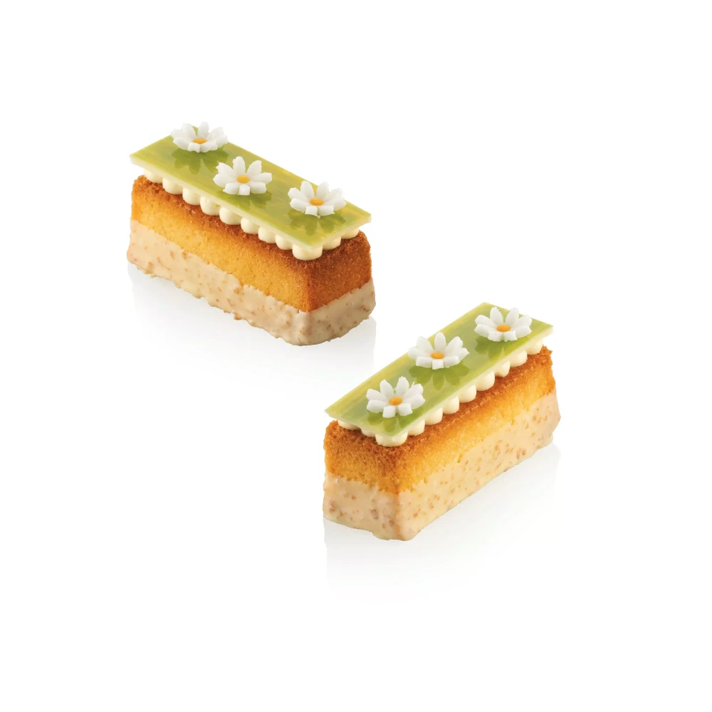 Silikomart SF026 Mini Cake – klasyczna forma silikonowa do mini ciast i batonów 79x29 h 30 mm, 12 gniazd