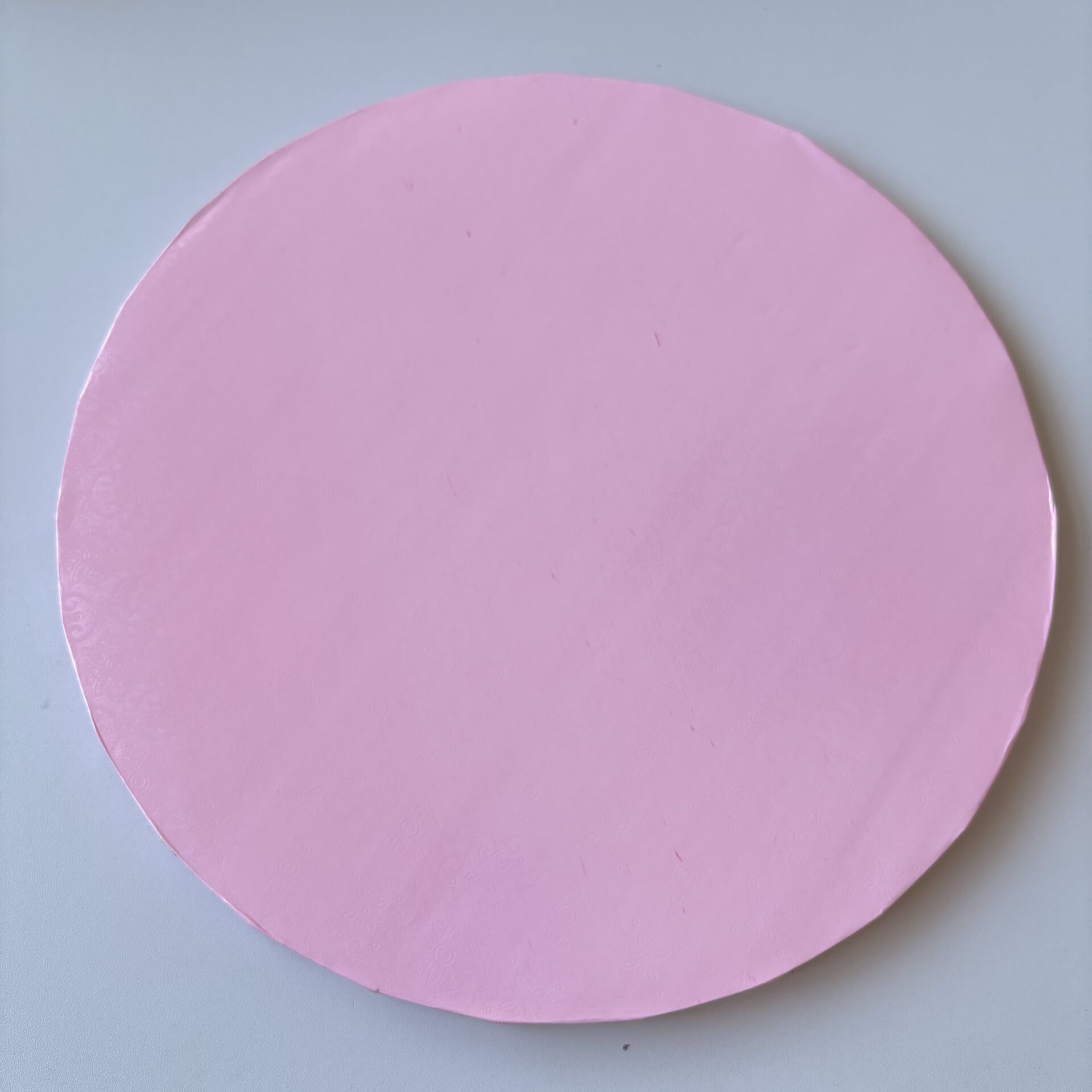 Podkład pod tort okrągły Jasny Różowy Ø 30 cm, h 1 cm - PC Julita OUTLET