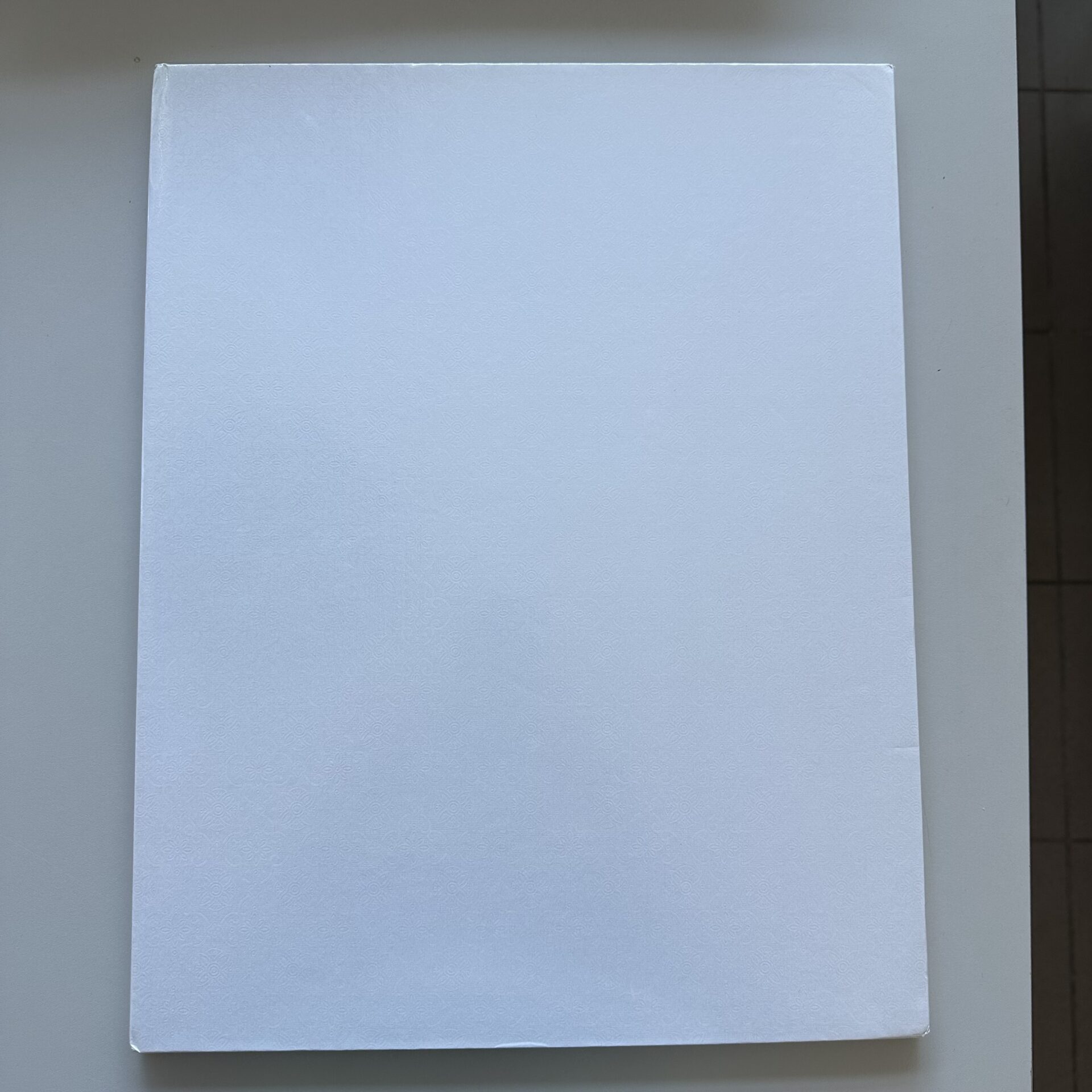 Podkład pod tort prostokątny Biały 35x45 cm, h 1 cm - PC Julita (OUTLET)