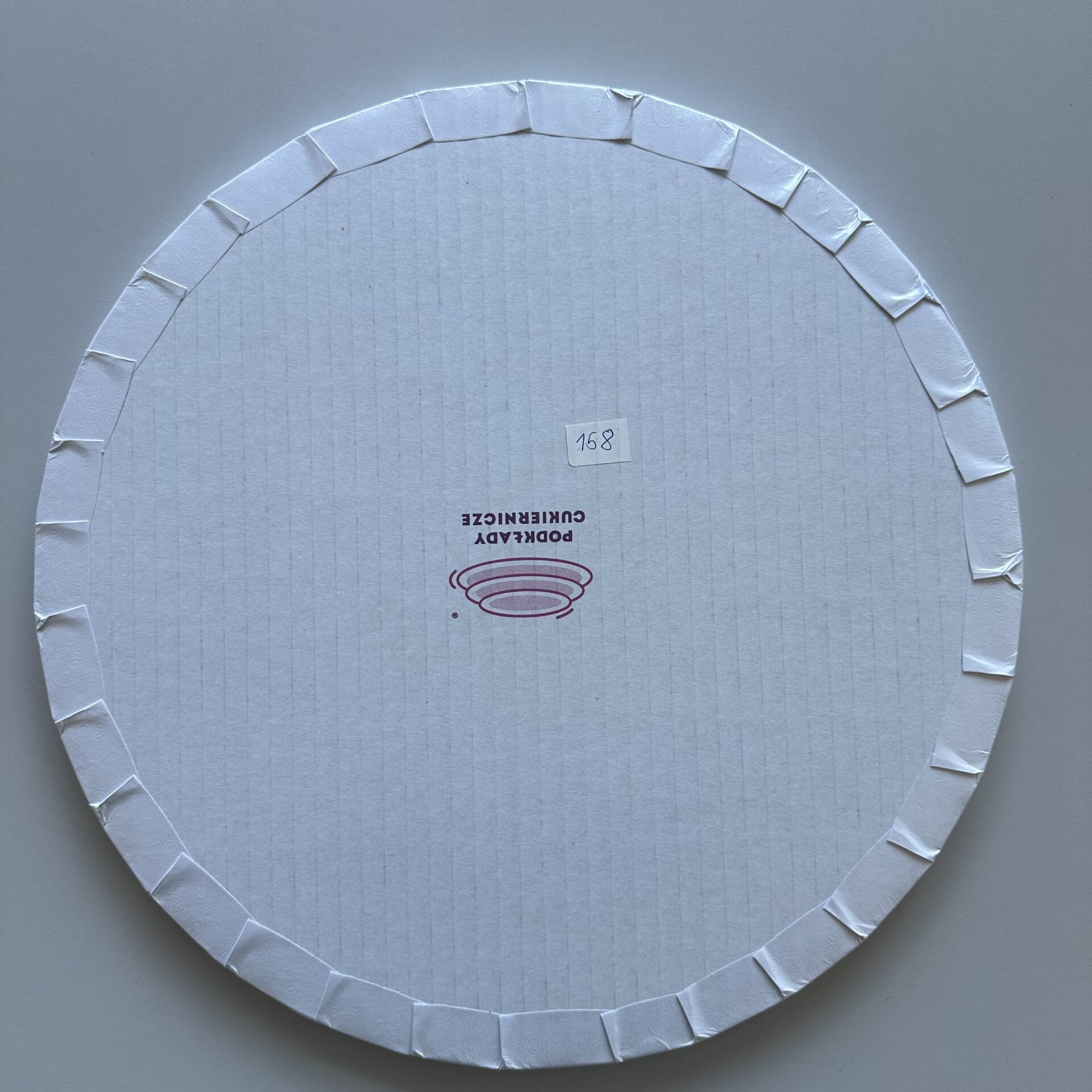 Podkład pod tort okrągły Biały Ø 34 cm, h 1 cm - PC Julita OUTLET - obrazek 3