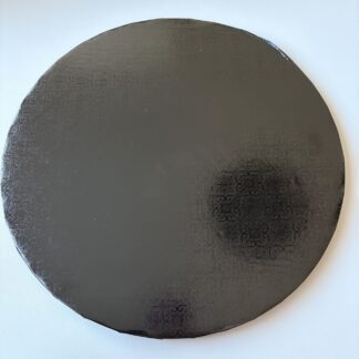 Podkład pod tort okrągły Czarny Ø 34 cm, h 1 cm - PC Julita (OUTLET)