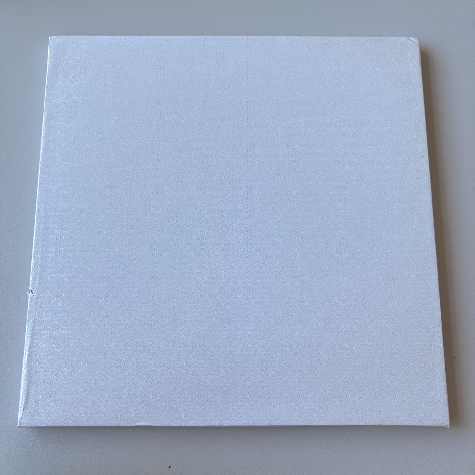 Podkład pod tort kwadratowy Biały 30x30 cm, h 1 cm - PC Julita (OUTLET)