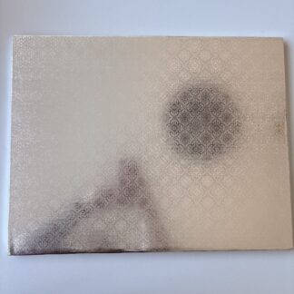 Podkład pod tort prostokątny Srebrny 35x45 cm, h 1 cm - PC Julita OUTLET