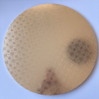 Gruby Podkład pod tort okrągły MDF Złoty Ø 45 cm, h 1,5 cm - PC Julita (OUTLET)