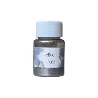 Jadalny barwnik w proszku - 10 g - Sprinkle It! Silver Dust, Ciemny Srebrny - bez E171