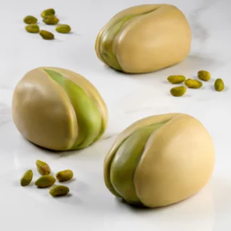 Pavoni Pistachio PX43135 – forma silikonowa do monoporcji w kształcie pistacji 15 gniazd po 120 ml