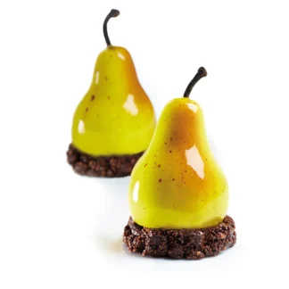 Pavoni PX4329S Pear – forma silikonowa Gruszka do monoporcji 3D