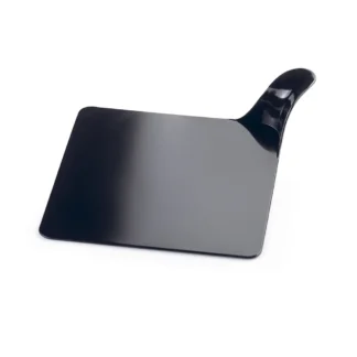 Pavoni VP1NR – czarne podkładki pod monoporcje z uchwytem 80x80 mm