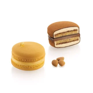 Silikomart Macaron 110 – forma do monoporcji musowych w kształcie makaronika