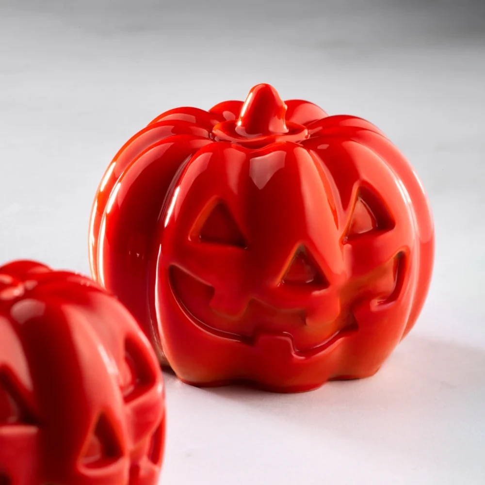 Pavoni Pumpkin PX43131 – forma silikonowa do monoporcji Dynia 3D, 15 × 125 ml