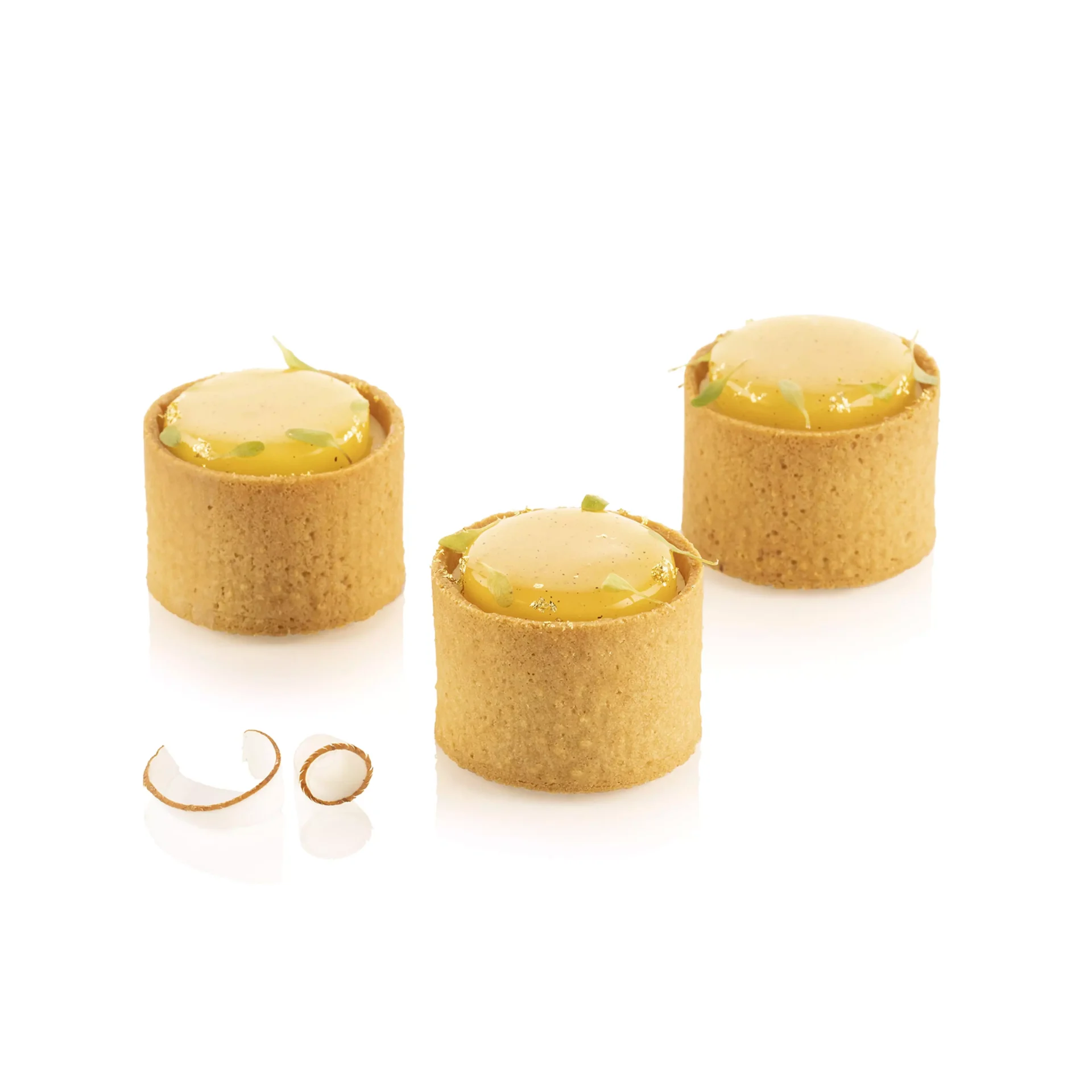 Wysoki rant cukierniczy perforowany do tarty TARTE RING ROUND śr. 50 mm, h 35 mm - 6 szt.
